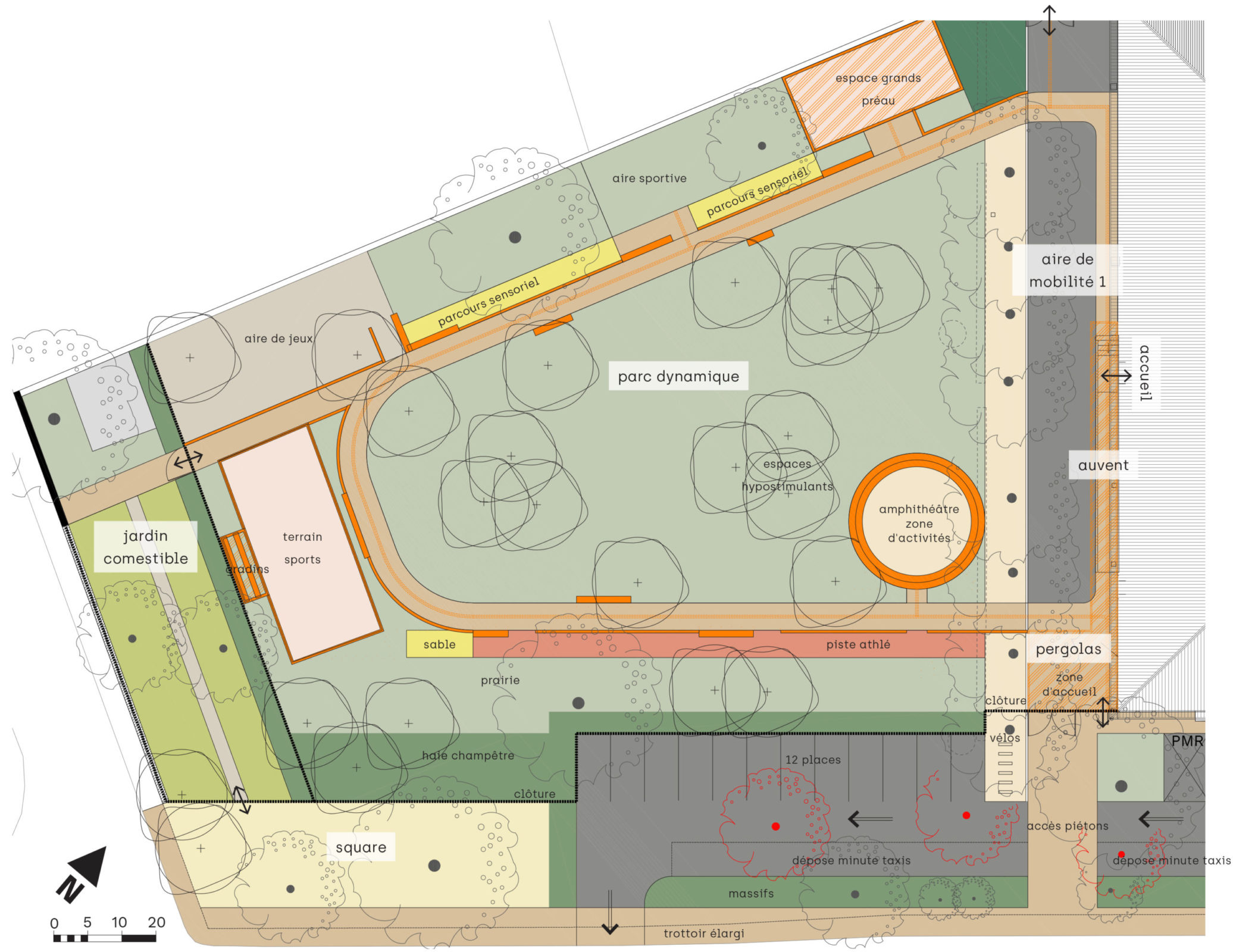Le perchoir paysage-IES Les Primevères