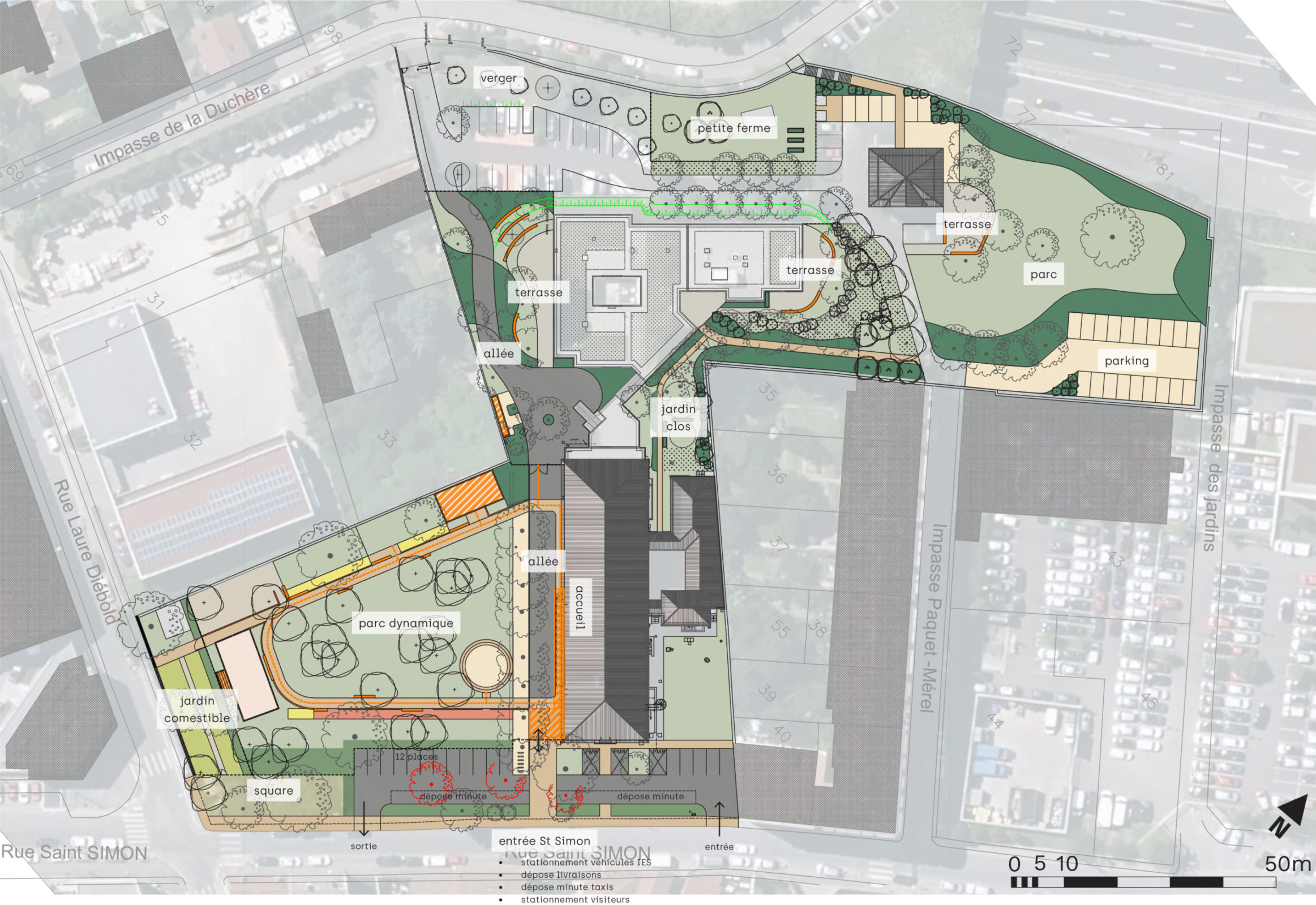 Le perchoir paysage-IES Les Primevères