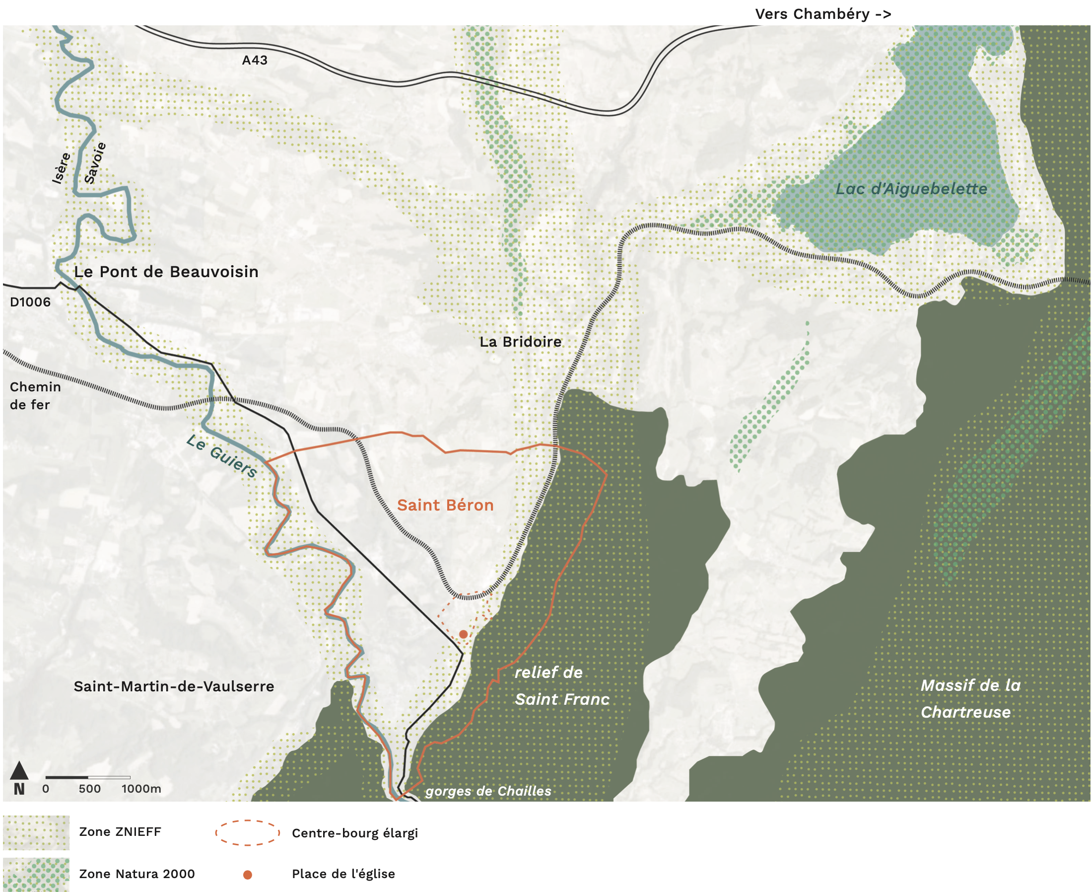 Le perchoir paysage - St Béron