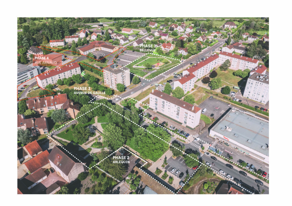 Plan des aménagements en cours