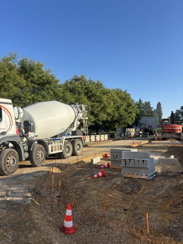 Image de chantier d'aménagement paysager