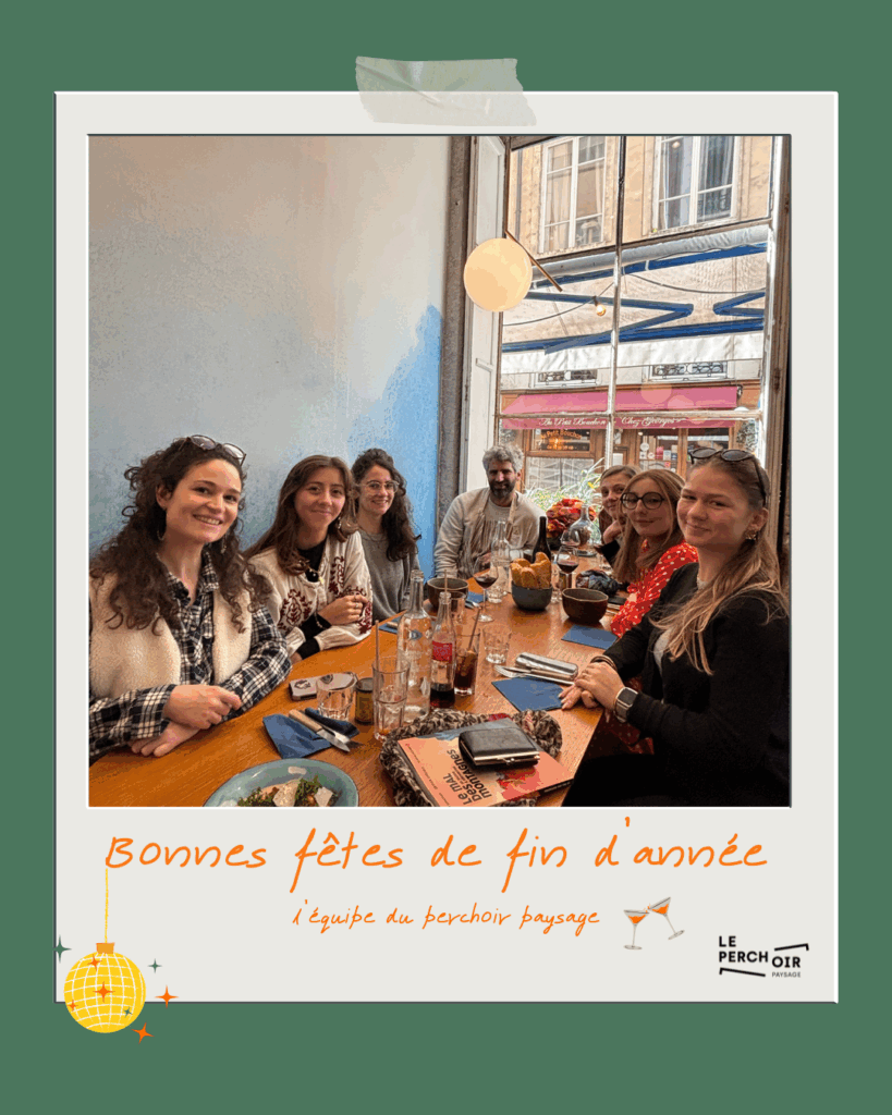 Vie d’équipe Le Perchoir Paysage : photo d'équipe au restaurant 