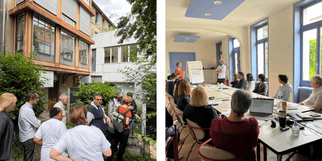 Atelier de concertation et co-conception – Le perchoir paysage Réunion et visite sur site lors de l'atelier de concertation citoyenne pour le parc de la clinique Saint Charles