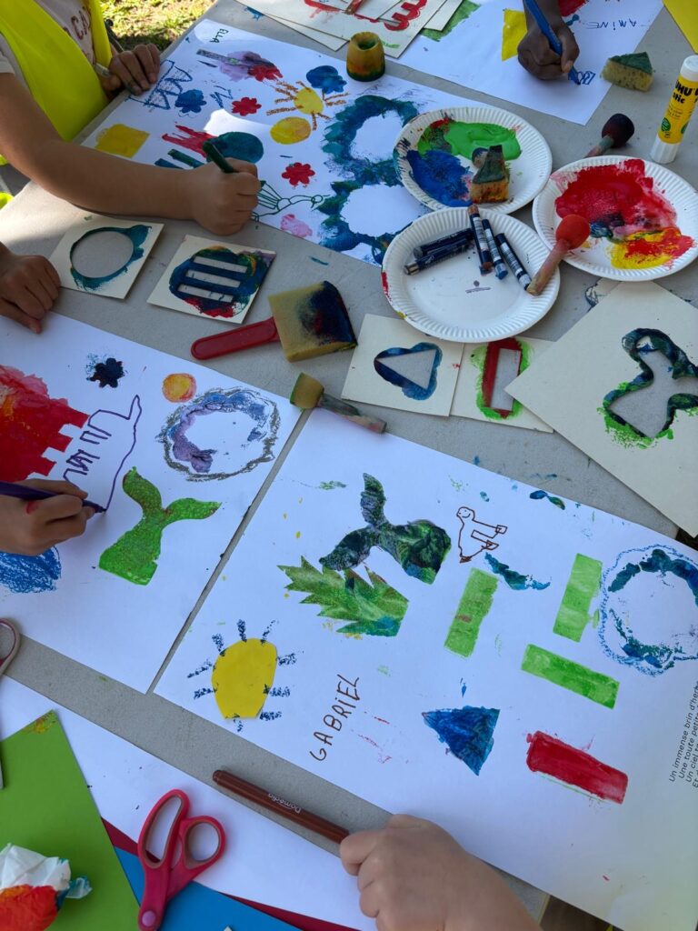Créations artistiques des élèves pour le futur square Jacques Prévert