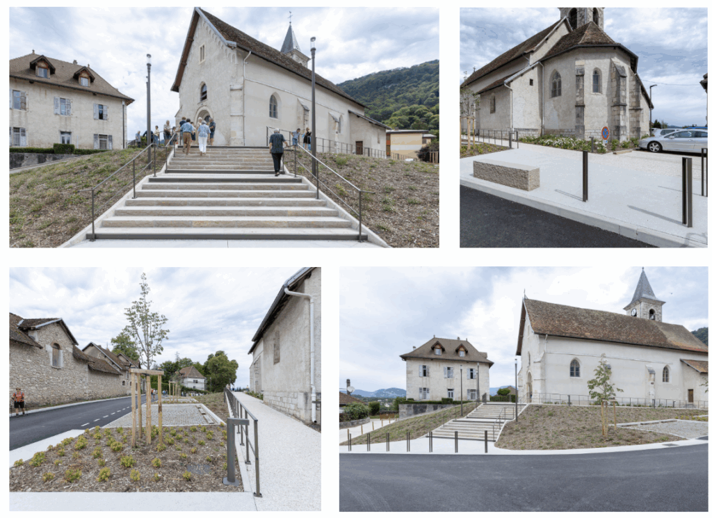 Requalification de centre bourg de Charavines par le perchoir paysage